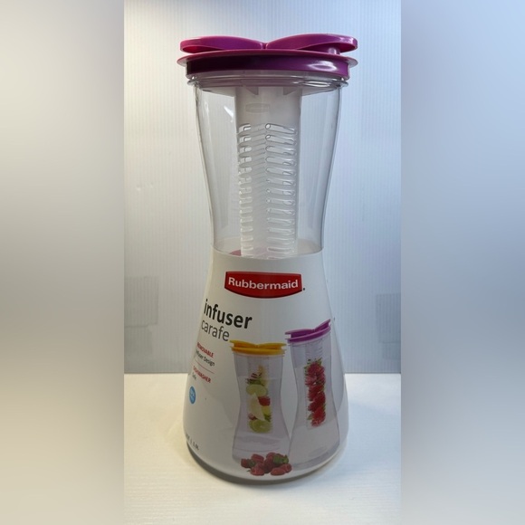 CARAFE INFUSER PINK 2QT - Picture 6 of 7